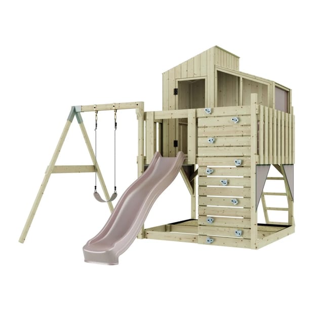 PolarPlay Kinderschaukel Lotta Altrosa