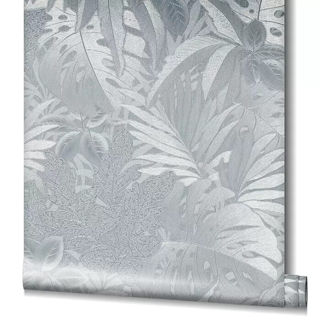 Marburg Vliestapete Botanica Floral Silber FSC®