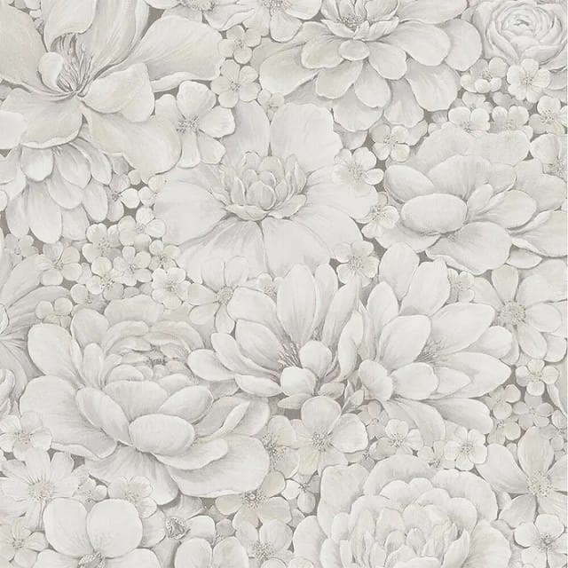 Marburg Vliestapete Botanica 2 53 Floral Grau-Beige FSC®