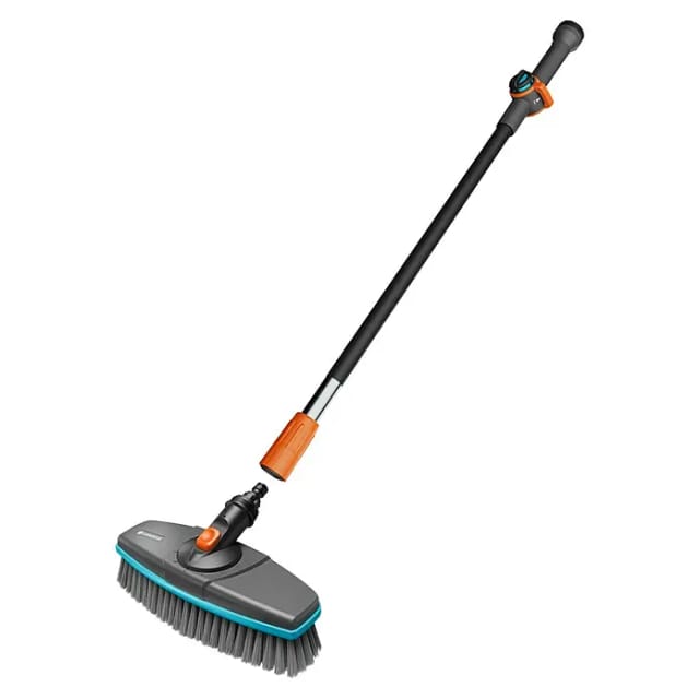 Gardena Cleansystem Wasch-Set mit Stiel Soft Anthrazit