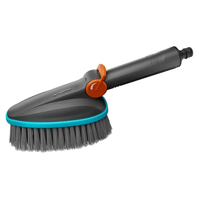 Gardena Cleansystem Handbürste Soft M mit Schlauchanschluss Anthrazit