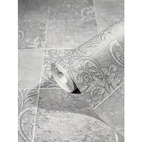 Marburg Vliestapete Hailey Nov Grafisch Hellgrau FSC®