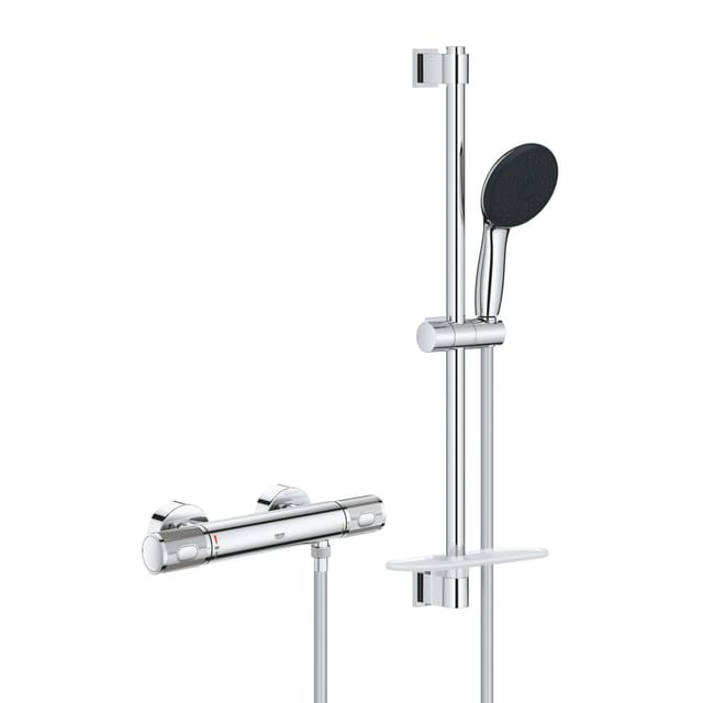 Grohe Brausegarnitur mit Thermostat Precision Feel mit Wassersparfunktion