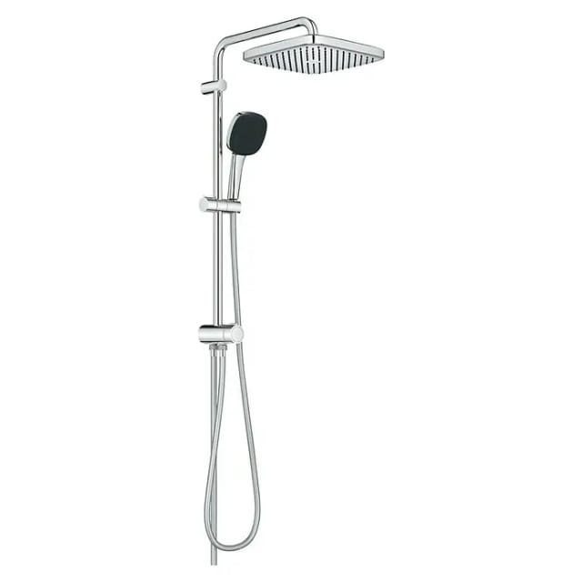 Grohe Brausegarnitur Vitalio Comfort 250 Flex Chrom Eckig Kopf- & Handbrause