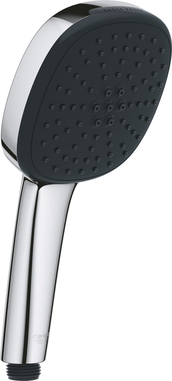 Grohe Duschbrause Vitalio Comfort 110 Chrom Eckig mit 2 Strahlarten Quickfix