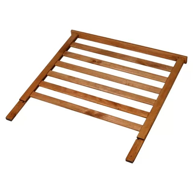 Dobar Rankgitteraufsatz Kubus 2.0 Massivholz 78 cm x 5 cm x 78 cm Hellbraun FSC®