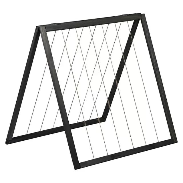 Dobar Rankhilfenaufsatz Kubus 2.0 mit Hanfsträngen 75 cm Anthrazit FSC®