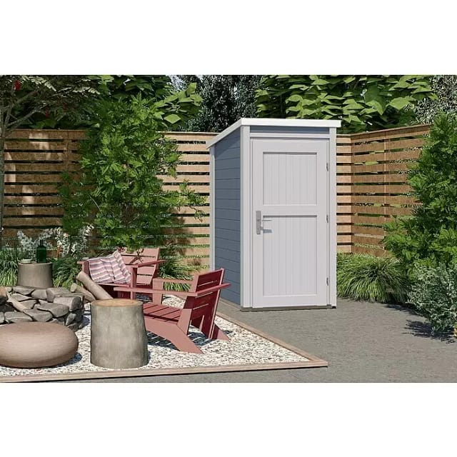 WEKA Gartenhaus 367 Grau BxT: 102 cm x 95 cm