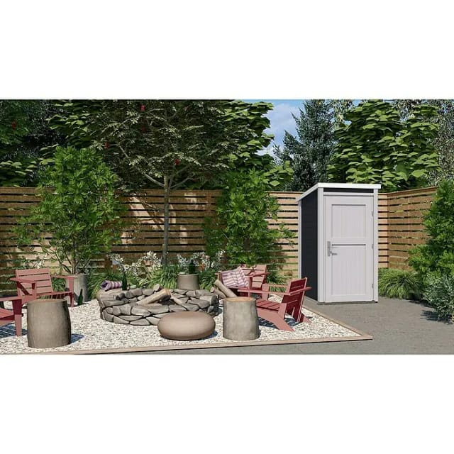 WEKA Gartenhaus 367 Anthrazit BxT: 102 cm x 95 cm