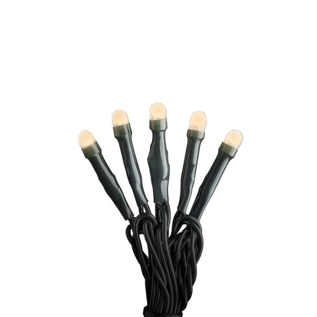 Konstsmide Micro LED-Lichterkette gefrostet 50 bersteinfarbene LEDs innen