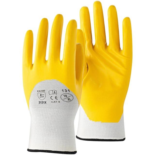 Workpower Nitril Ultralite 131 Gelb-Beige Gr. 10