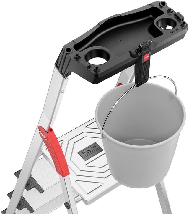Hailo Alu-Haushaltsleiter XXL L80 Comfortline 7-stufig