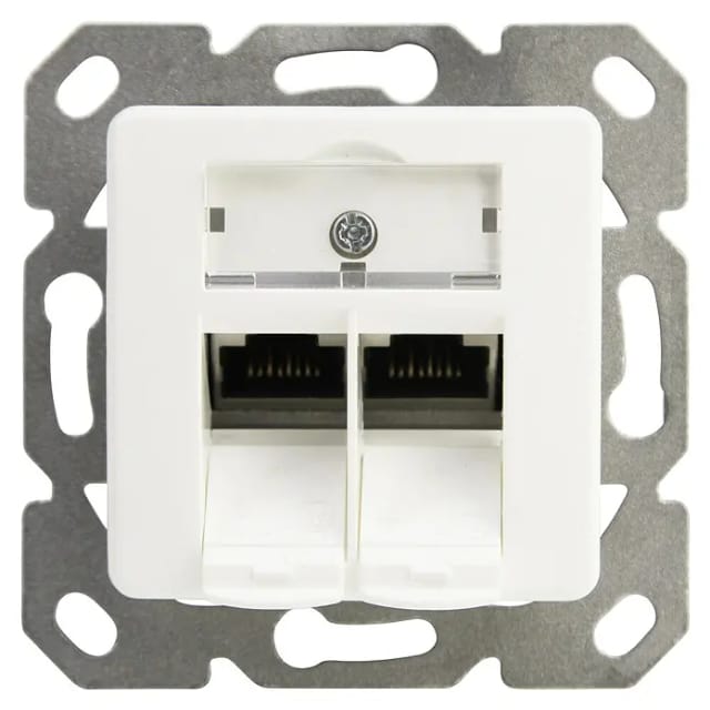 Datendose Cat 6 - 2-fach