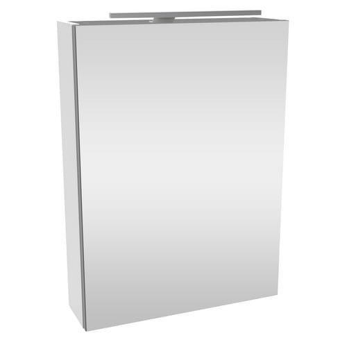 Fackelmann Spiegelschrank SBC Weiß 50 cm mit Softclose Türen