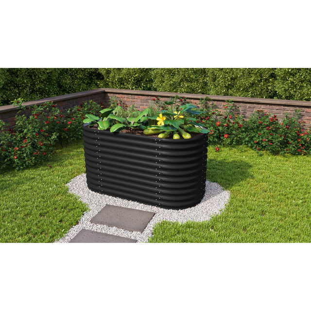 Vitavia Hochbeet Vita 858 Schwarz 82,1 cm x 162,1 cm x 85,8 cm