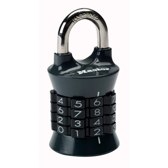 Master Lock Zahlenschloss 1535EURDCOL Farbauswahl
