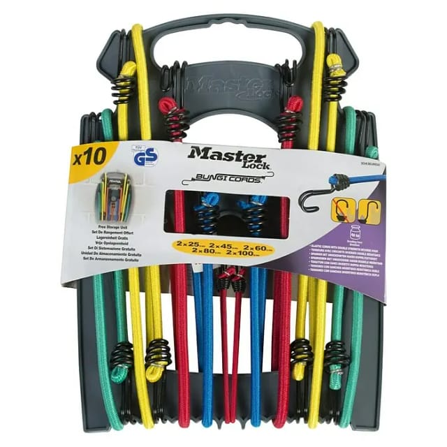 Master Lock Spannseil Twin Wire 3043EURDAT Bunt 10er Set