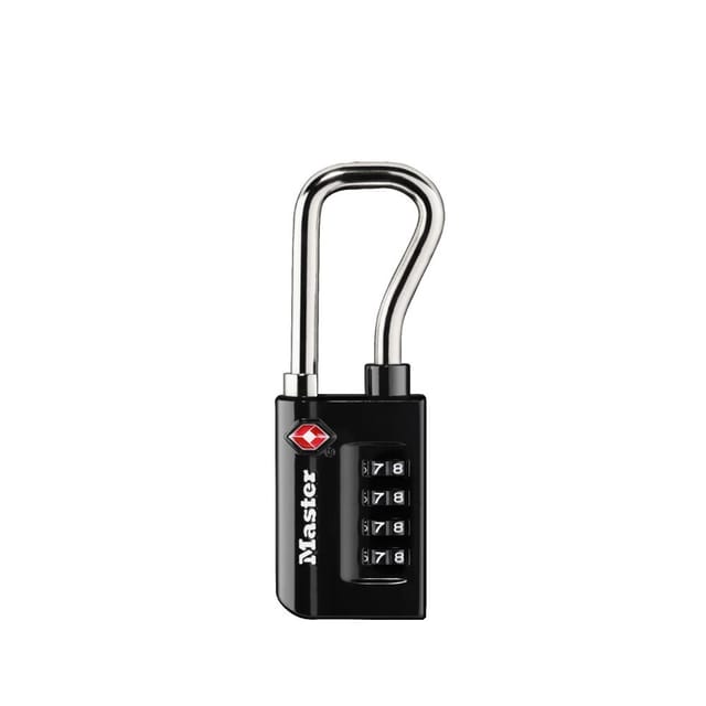 Master Lock TSA-Reise-Vorhängeschloss 4696EURDBLK Schwarz