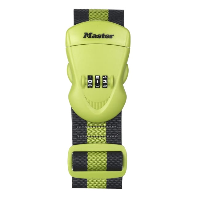 Master Lock Gepäckgurt 4701EURDGRN Grün 2 m