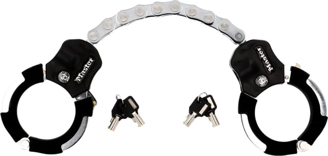 Master Lock Schellenschloss Street Cuff 8290EURDPRO Schwarz-Silber