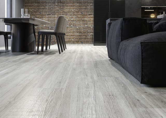Bodenfliese Feinsteinzeug Oak grande Grau Strukturiert 2 cm x 12 cm