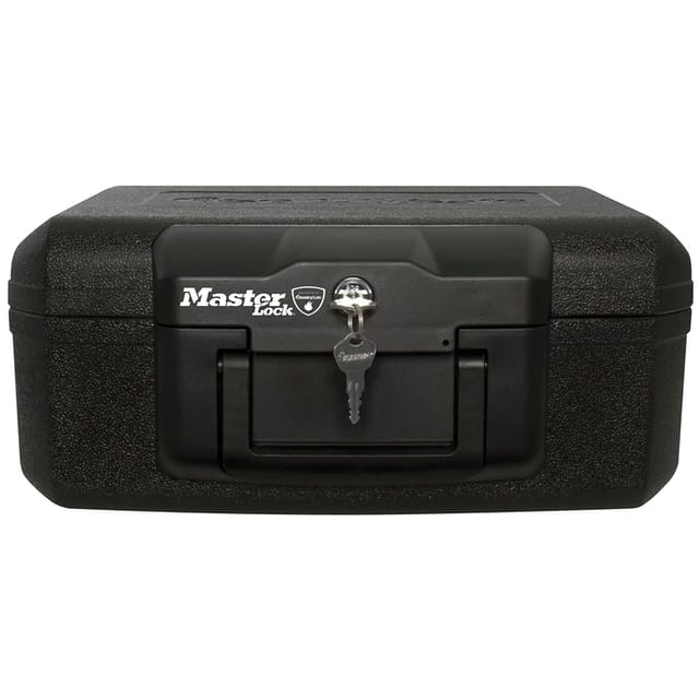 Master Lock Sicherheitskassette L1200 Feuerbeständig Schwarz 5,