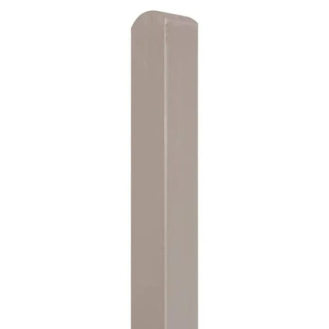 Zaunpfosten Glatt 9 cm x 9 cm x 95 cm Grau