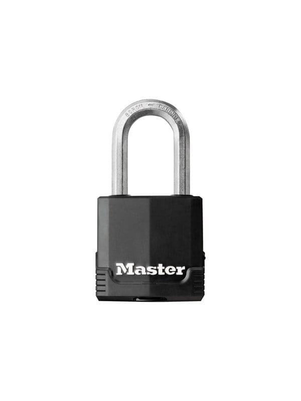 Master Lock Vorhängeschloss Excell M115EURDLF Laminiert Schwarz