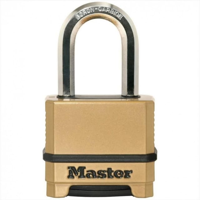 Master Lock Kombinations-Vorhängeschloss Excell M115EURDLF Messing