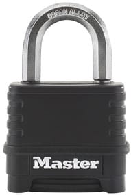 Master Lock Kombinations-Vorhängeschloss Excell M178EURD Schwarz