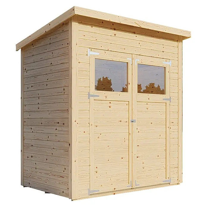 Bertilo Gartenhaus Amrum 1 Natur 120 cm x 180 cm FSC®