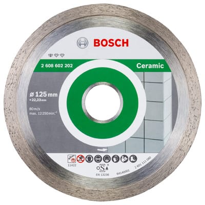 Bosch Diamanttrennscheibe Standard for Ceramic 125 mm