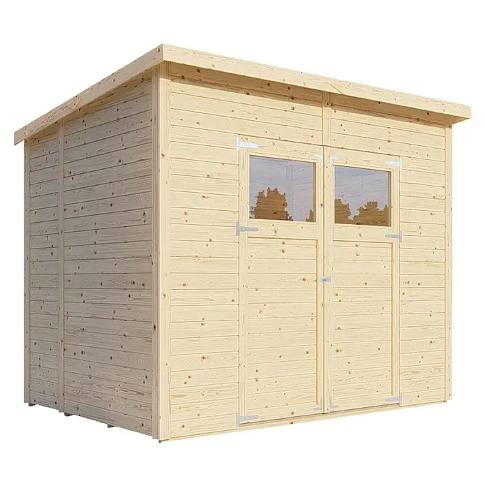 Bertilo Gartenhaus Amrum 3 Natur 180 cm x 238 cm FSC®