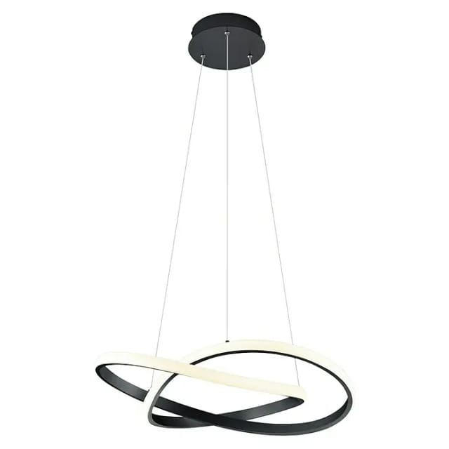 Reality LED-Pendelleuchte Course Schwarz matt