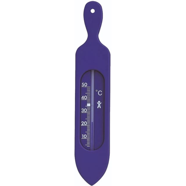 TFA Analoges Badethermometer BPA-frei Blau