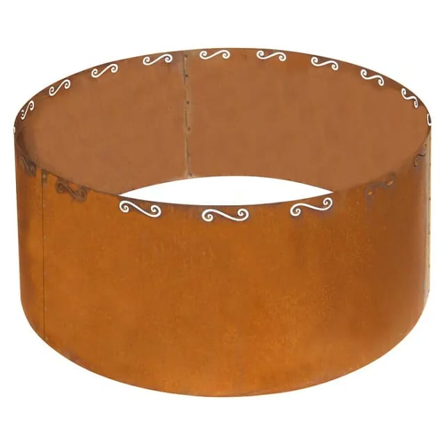Bellissa Metall-Hochbeet Corten Rund Ø 110 cm x 50 cm
