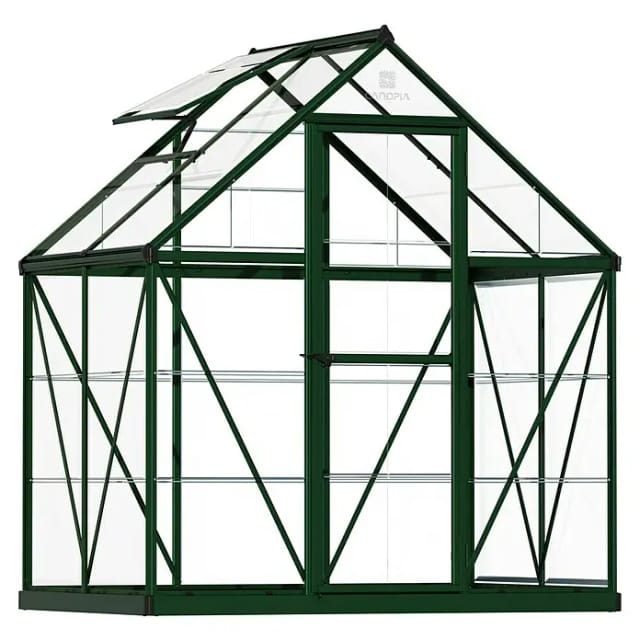 Palram - Canopia Gewächshaus Palram - Canopia Grün 2,3 m² inkl. Fundamentrahmen