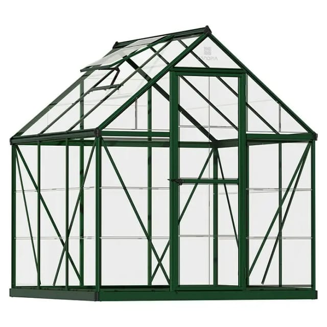 Palram - Canopia Gewächshaus Palram - Canopia Grün 3,4 m² inkl. Fundamentrahmen