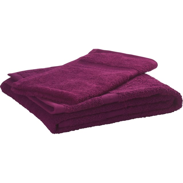 baliv Dark Wonder trend Gästehandtuch 2er-Set 30 cm x 50 cm Baumwolle Violett