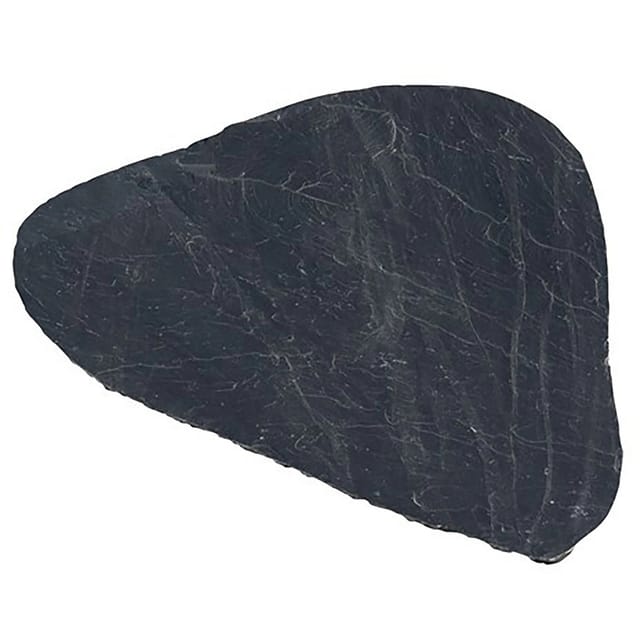 Schiefer-Trittplatte Graphit-Schwarz Ø 30-50 cm x H 2 cm