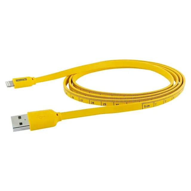 Schwaiger Apple Lightning Sync- und Ladekabel mit Maßband