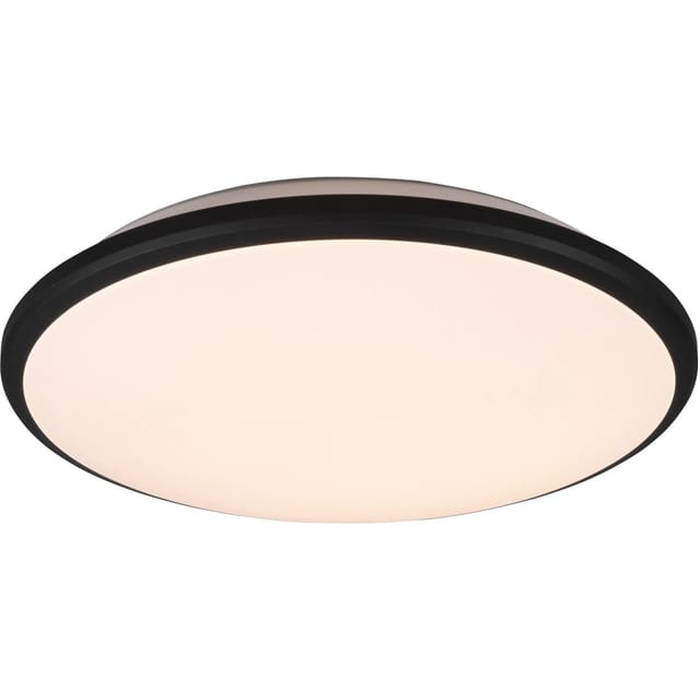 Reality LED-Deckenleuchte Limbus Schwarz matt Ø 34,7 cm