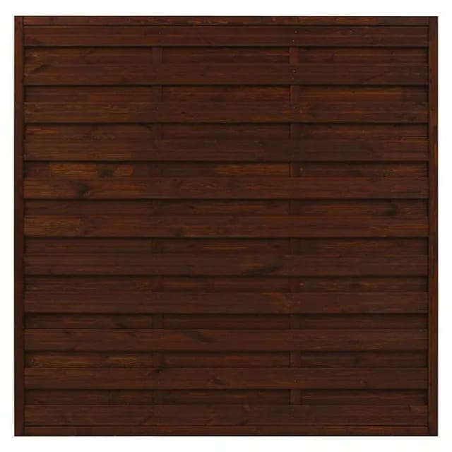 Sichtschutzzaun Classic 180 cm x 180 cm Braun