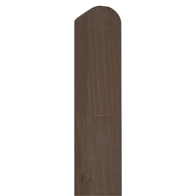 Zaunpfosten für Bohlenzaun KDI 9 cm x 9 cm x185 cm Grau