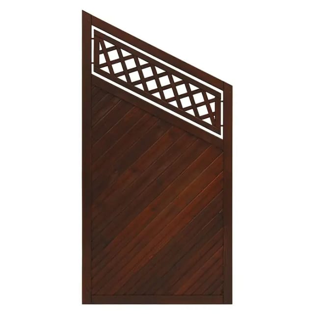 Sichtschutzzaun Toulon 180/135 cm x 90 cm Braun
