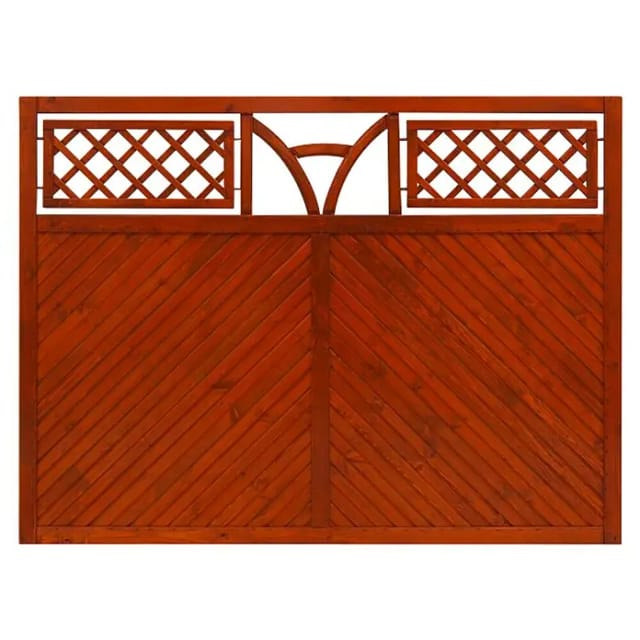Sichtschutzzaun Toulon 135 cm x 180 cm Teak