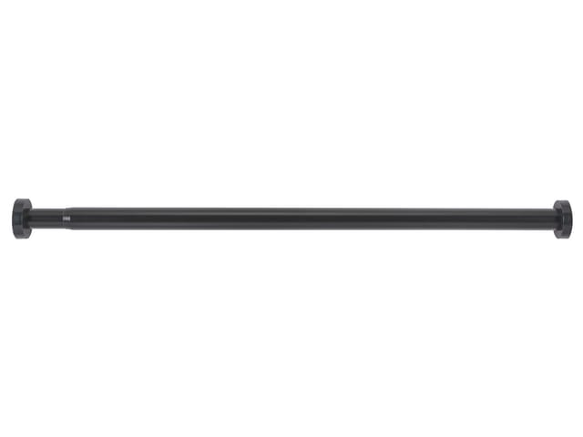 Wenko Teleskop-Duschvorhangstange Luz ausziehbar rostfrei 70 cm - 115 cm Schwarz