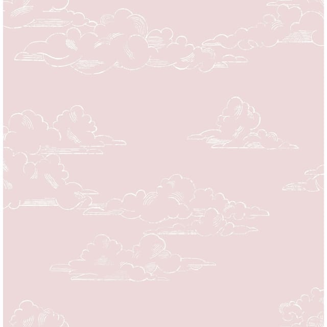 Vliestapete Superfresco Easy Vintage Wolken Rosa