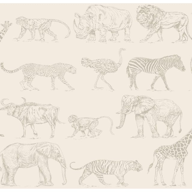 Vliestapete Boutique Safari Beige
