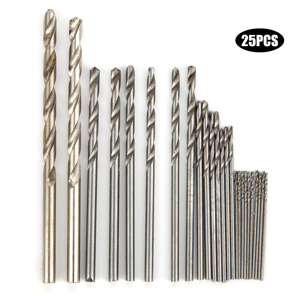 25-teiliges Bohrer-set Aus Aluminiumlegierung, Ersatzzubehör Für Handbohrmaschinen.